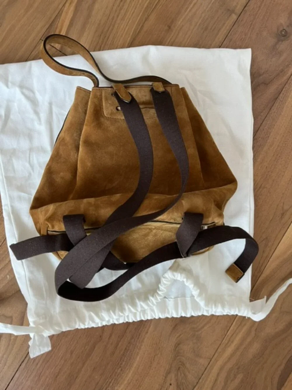 The Row Suede Backpack 9